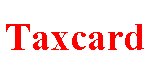 Taxcard