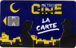 Carte Métro Ciné CI2 - face