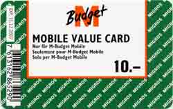 Carte recharge M-Budget RMB1 - face
