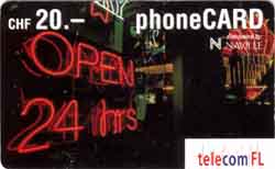 Carte Telecom FL FL13 - face